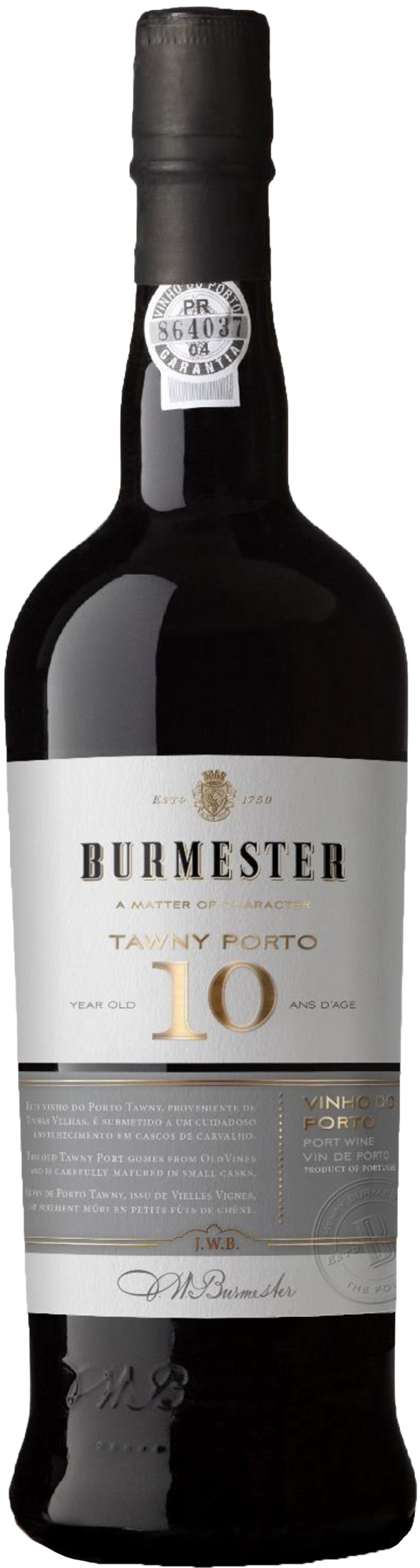 Burmester 10 years old 70cl